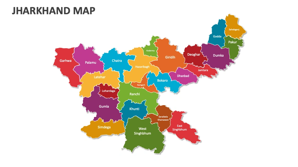 Jharkhand: A Practical Guide to Land Records, Maps, and Online Property Services 2 Jharkhand Map